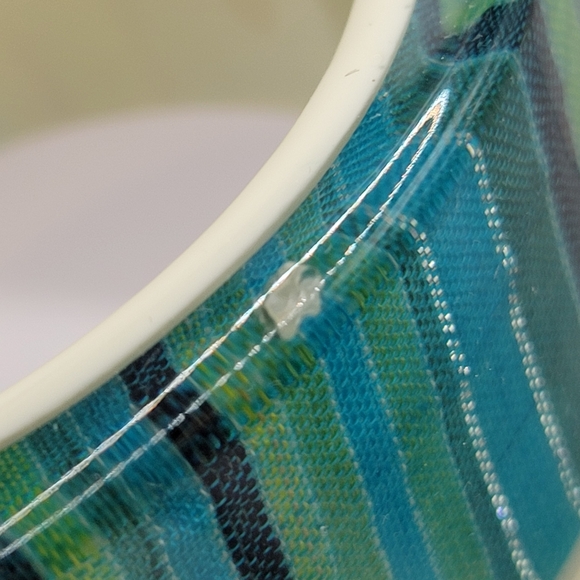 Bijoux Terner chunky bangle lot blue, clear and green asymmetrical bracelets - Picture 11 of 13